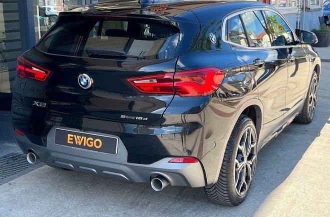 BMW X2 18D 150CH M-SPORT-X SDRIVE BVA8 HAYON �L Noir de 2018