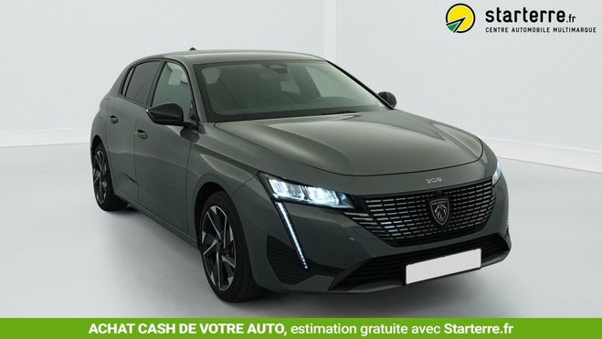 Peugeot 308 Hybrid 145 e-DCS6 Allure Gris de 2025