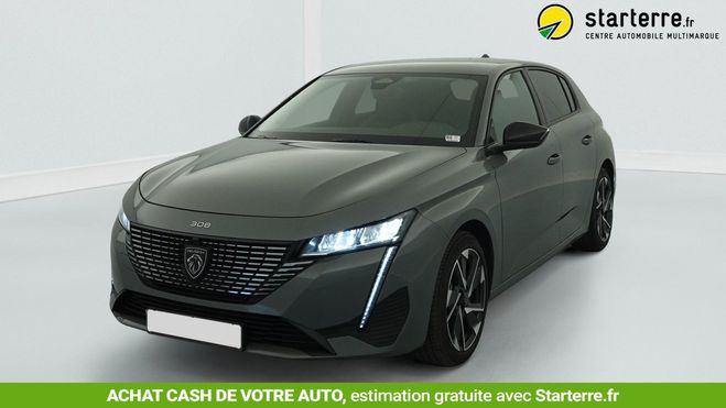 Peugeot 308 Hybrid 145 e-DCS6 Allure Gris de 2025