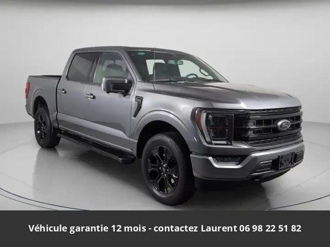 Ford F150 lariat ethanol 5.0l supercrew 4x4 tout c Gris de 2023