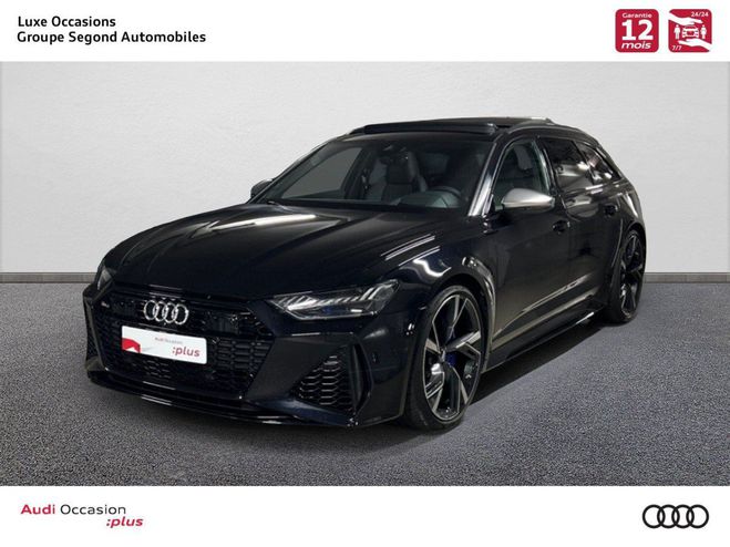 Audi RS6 AVANT V8 4.0 TFSI 600 Tiptronic 8 Quattr Noir de 2019