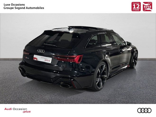 Audi RS6 AVANT V8 4.0 TFSI 600 Tiptronic 8 Quattr Noir de 2019