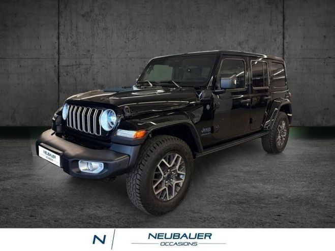 Jeep Wrangler Unlimited 2.0 T 380ch 4xe Sahara Command Noir de 2025