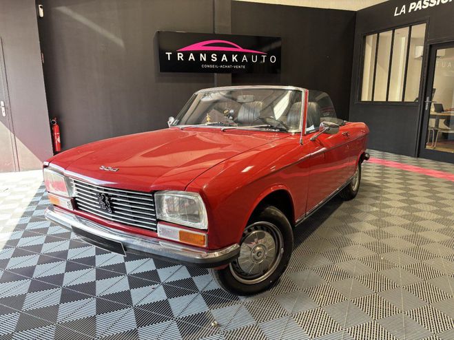 Peugeot 304 cabriolet 1.3 L 65 CV Rouge de 1971