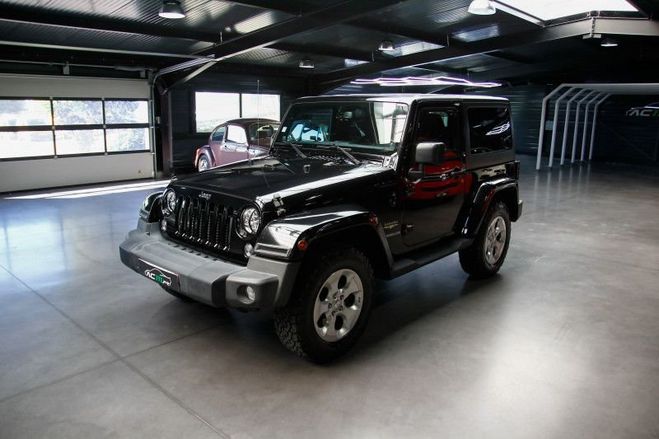 Jeep Wrangler Unlimited 2.8 CRD 200CH FAP SAHARA BVA D Noir de 2014
