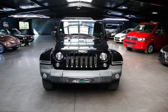 Jeep Wrangler Unlimited 2.8 CRD 200CH FAP SAHARA BVA D Noir de 2014