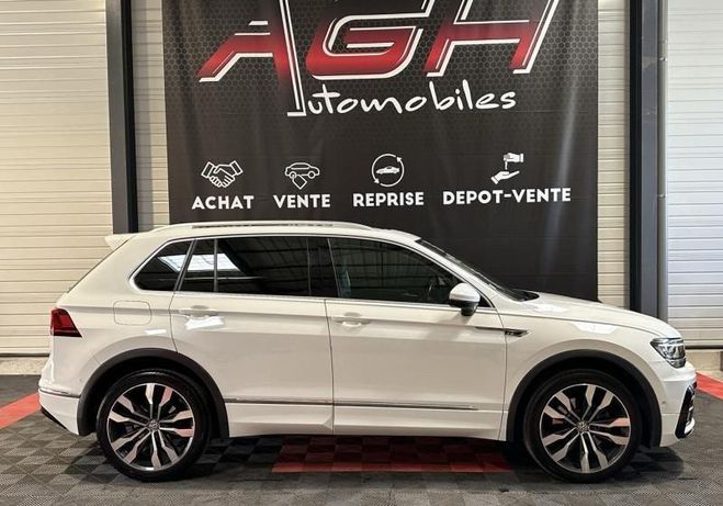 Volkswagen Tiguan 2.0 TDI 190ch R-Line Carat Exclusive 4Mo Blanc de 2016