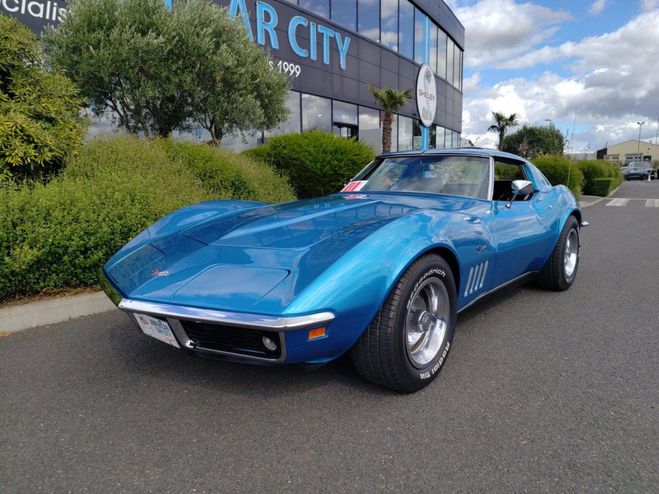 Chevrolet Corvette C3 MATCHING NUMBERS 5.7 litres 300ch BLEU de 1969