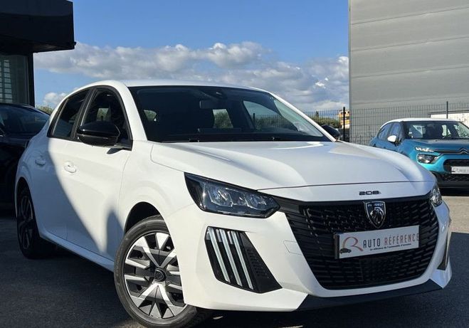 Peugeot 208 1.2 HYBRID 100 CH E-DCS6 CARPLAY RADARS Blanc de 2024