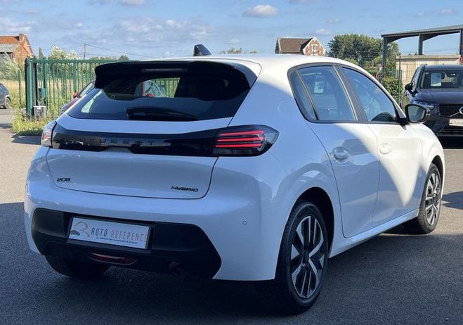 Peugeot 208 1.2 HYBRID 100 CH E-DCS6 CARPLAY RADARS Blanc de 2024