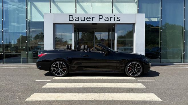 BMW Serie 4 CABRIOLET G23 Cab 420i 184 ch BVA8 M Spo Noir de 2023