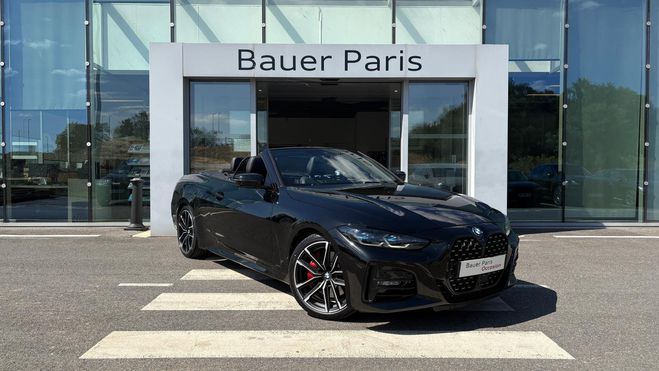 BMW Serie 4 CABRIOLET G23 Cab 420i 184 ch BVA8 M Spo Noir de 2023