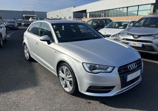 Audi A3 Sportback 2.0 TDI 184CH FAP S LINE QUATT Gris de 2014