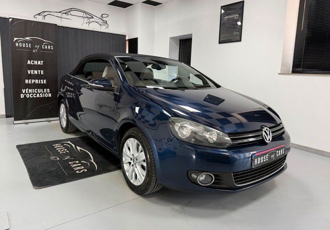 Volkswagen Golf Volswagen 6 Cabriolet Bleu de 2013