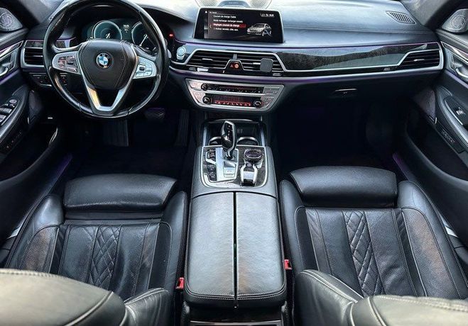 BMW Serie 7 Limousine 740Le Hybrid 2.0 i xDrive 16V  Noir de 2017