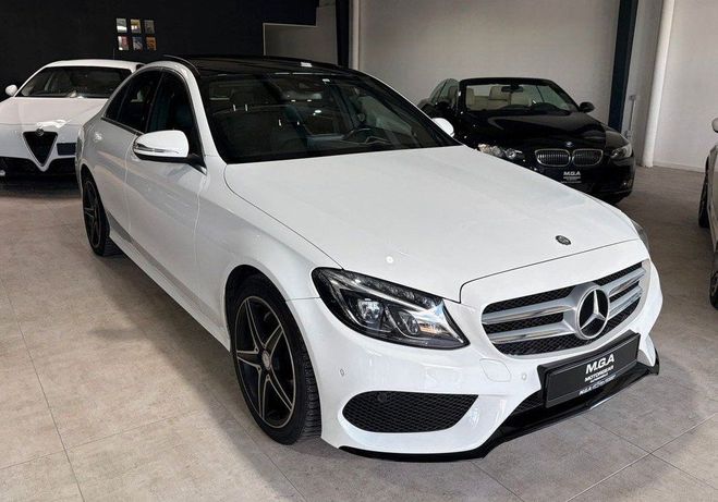 Mercedes Classe C 220 D 7G TRONIC SPORTLINE PACK AMG 170 C Blanc de 2014