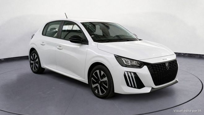 Peugeot 208 1.2i Hybrid - 100 - BV e-DCS6 II 2019 BE Blanc Ok�nite de 2025