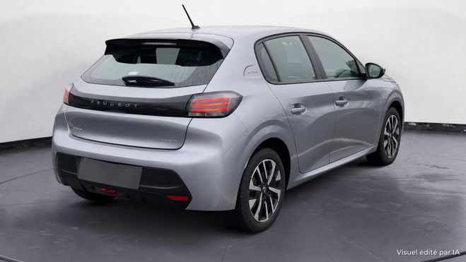 Peugeot 208 1.2i Hybrid - 100 - BV e-DCS6 II Allure  Gris Artense de 2025
