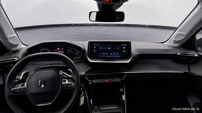 Peugeot 208 1.2i Hybrid - 100 - BV e-DCS6 II Allure  Gris Artense de 2025