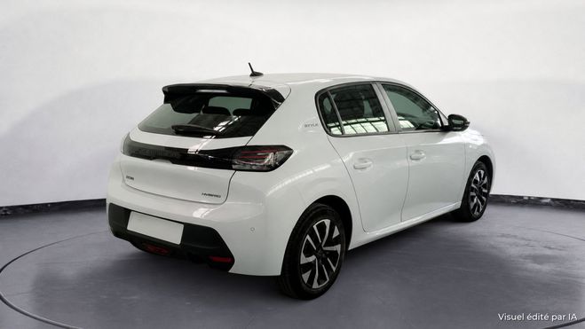 Peugeot 208 1.2i Hybrid - 100 - BV e-DCS6 II 2019 BE Blanc Ok�nite de 2025