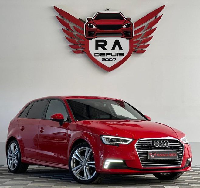 Audi A3 Sportback 40 E-TRON 204CH S-LINE Rouge M�tallis� de 2020