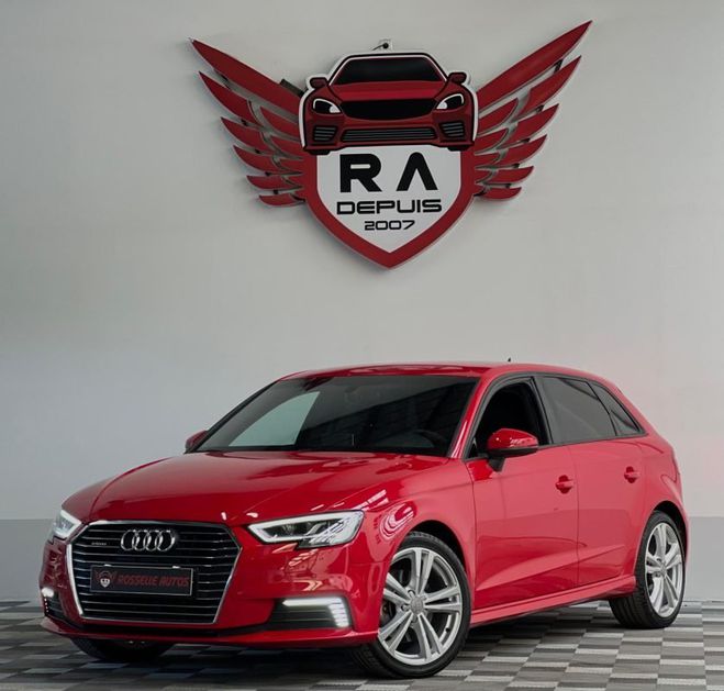 Audi A3 Sportback 40 E-TRON 204CH S-LINE Rouge M�tallis� de 2020
