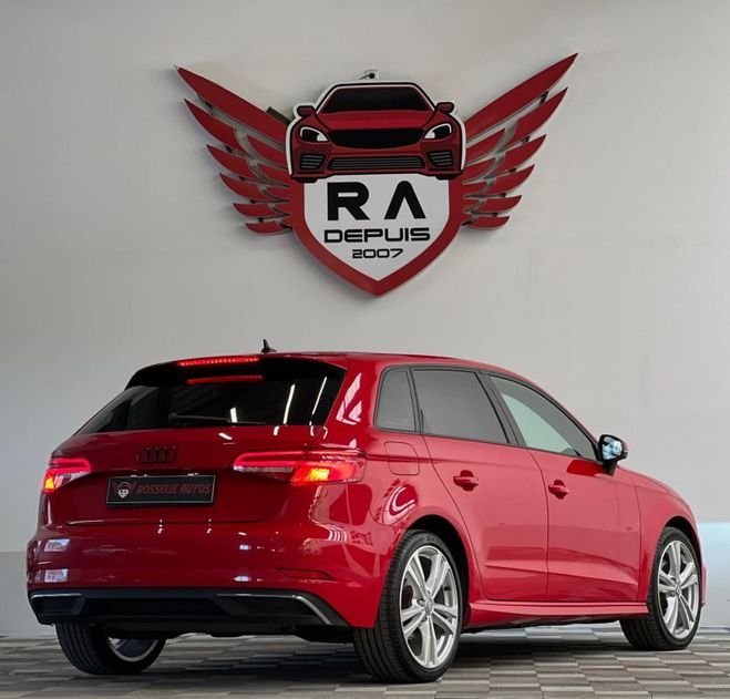 Audi A3 Sportback 40 E-TRON 204CH S-LINE Rouge M�tallis� de 2020