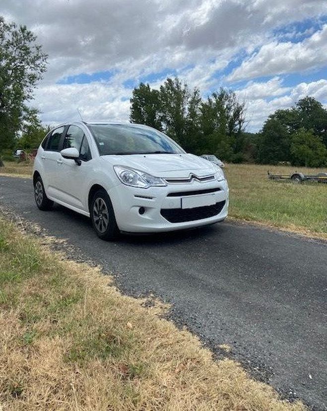Citroen C3 puretech 82 confort Blanc de 2016