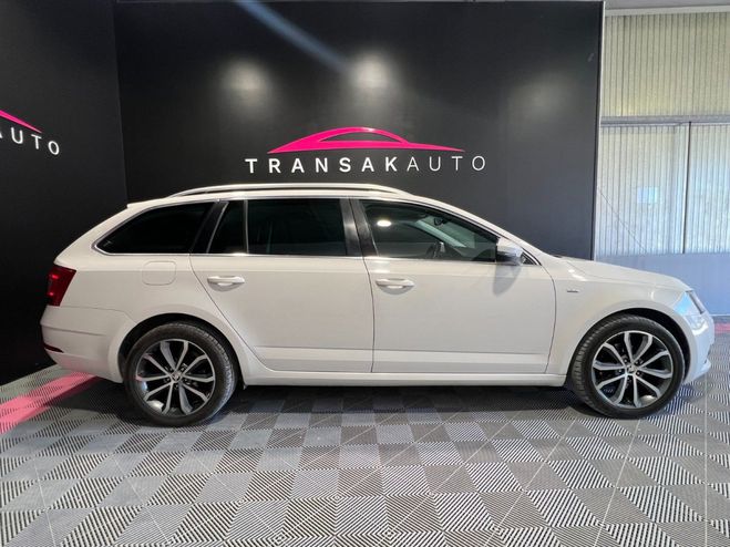 Skoda Octavia Combi 1.6 TDI 116 ch DSG7 Drive / DISTRI Blanc de 2017