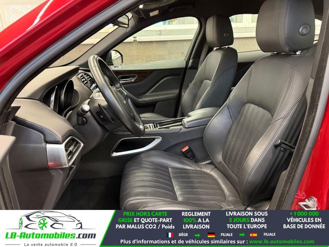 Jaguar F Pace 2.0 - 300 ch AWD BVA Rouge M�tallique de 2017