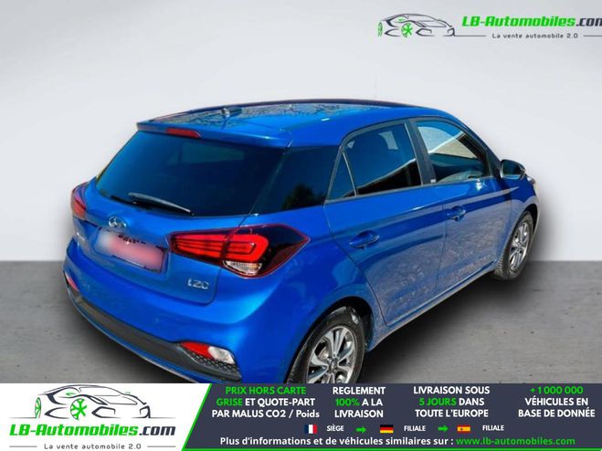 Hyundai I20 1.2 84 Bleu M�tallique de 2019
