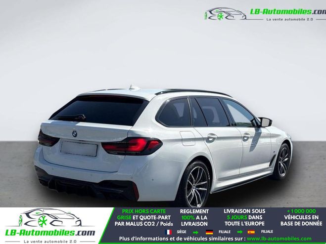BMW Serie 5 530i 252 ch BVA Blanc de 2021