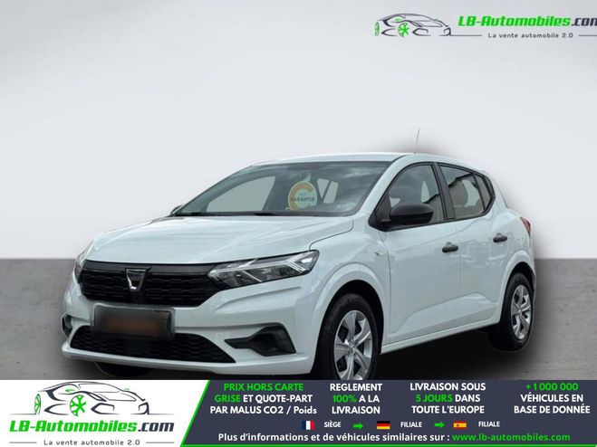 Dacia Sandero SCe 65 Blanc M�tallique de 2022