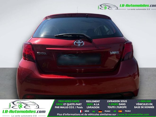 Toyota Yaris 100 VVT-i BVM Rouge M�tallique de 2015