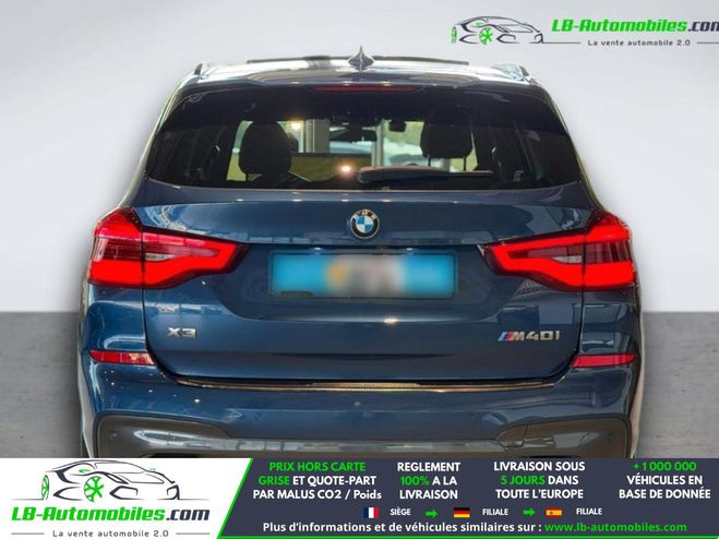 BMW X3 M40i 360ch BVA Bleu M�tallique de 2021