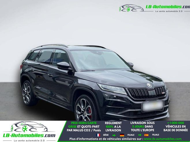 Skoda Kodiaq 2.0 Bi-TDI 240 BVA 4x4 5pl Noir M�tallique de 2019