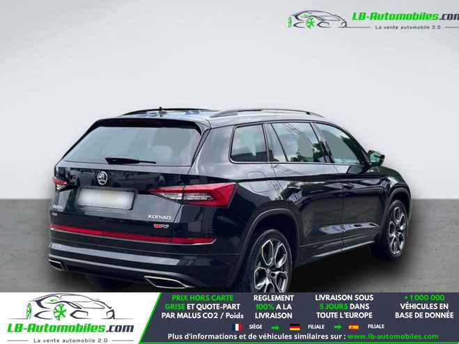 Skoda Kodiaq 2.0 Bi-TDI 240 BVA 4x4 5pl Noir M�tallique de 2019