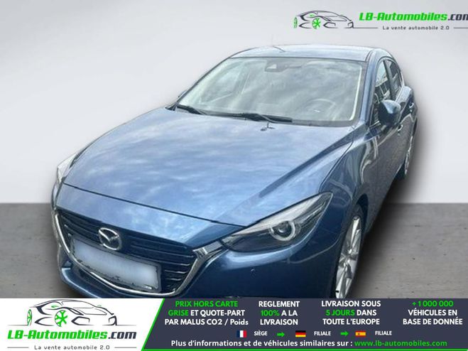 Mazda 3 2.0L SKYACTIV-G 122 ch BVA Bleu M�tallique de 2018