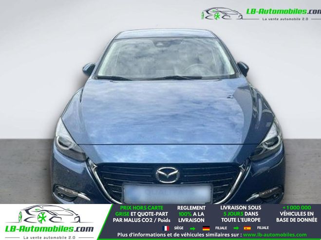 Mazda 3 2.0L SKYACTIV-G 122 ch BVA Bleu M�tallique de 2018