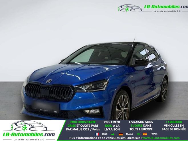 Skoda Fabia 1.0 TSI 110 ch BVA Bleu M�tallique de 2023