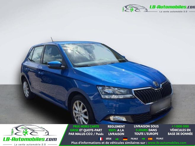 Skoda Fabia 1.0 TSI 95 ch BVM Bleu M�tallique de 2019
