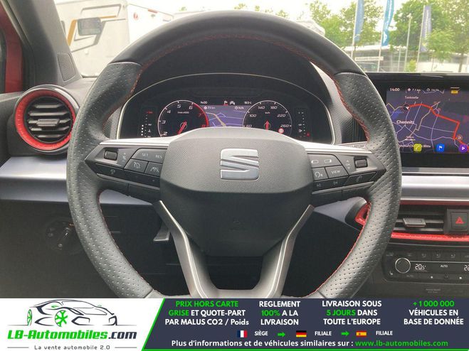 Seat Ibiza 1.0 EcoTSI 110 ch  BVA Rouge M�tallique de 2021