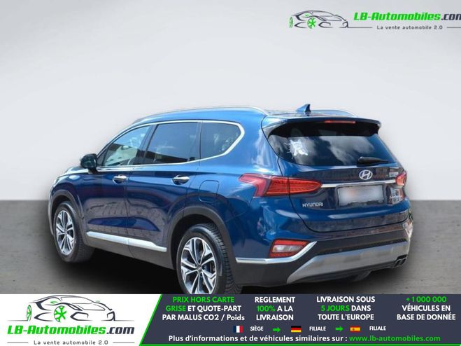 Hyundai Santa Fe 2.2 CRDi 200 BVA Bleu M�tallique de 2018