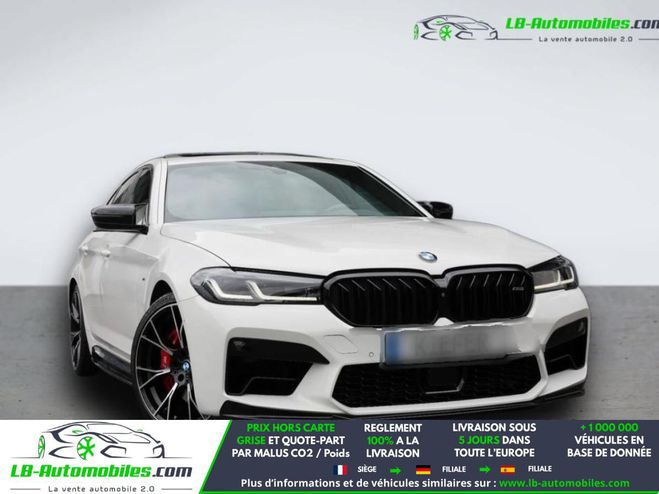 BMW Serie 5 M550i xDrive 530 ch BVA Blanc Mate de 2021