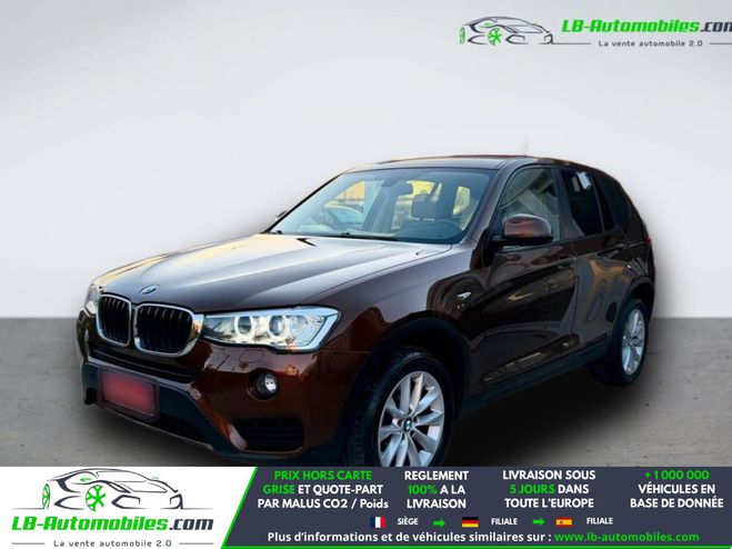 BMW X3 xDrive20d 190ch BVA Brun M�tallique de 2017