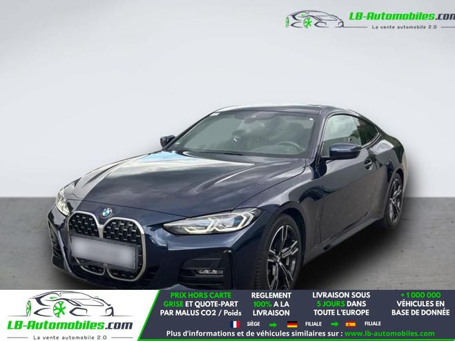 BMW Serie 4 420d 190 ch BVA Bleu M�tallique de 2021
