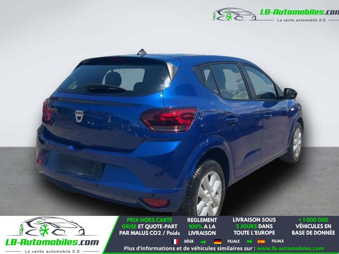 Dacia Sandero TCe 90 BVM Bleu M�tallique de 2022