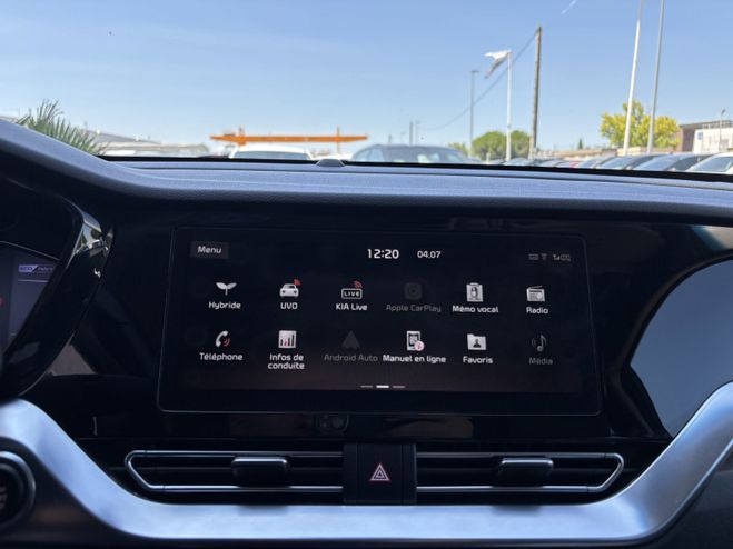 Kia Niro 1.6 GDI 105 CH ISG + ELECTRIQUE 43.5CH P GRIS F de 2019