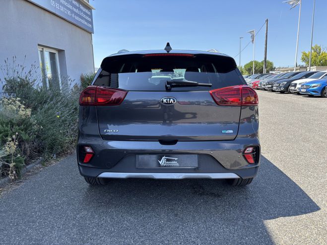 Kia Niro 1.6 GDI 105 CH ISG + ELECTRIQUE 43.5CH P GRIS F de 2019