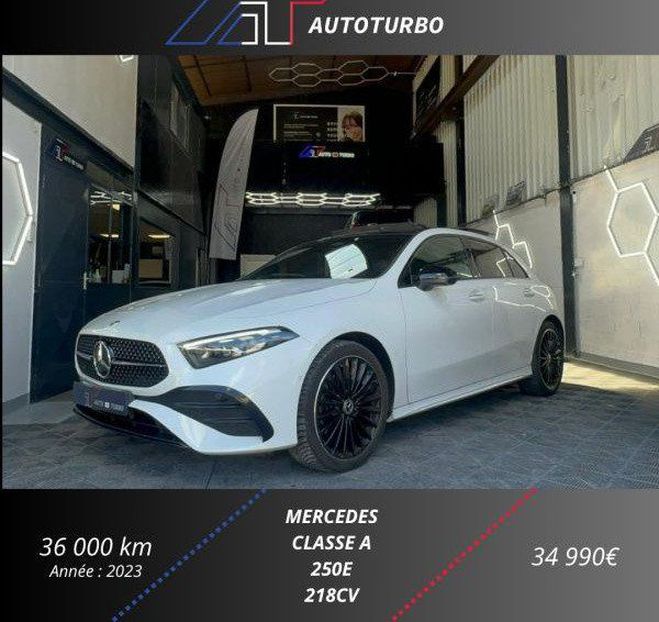 Mercedes Classe A 250 E 163 109CH AMG LINE 8G-DCT Blanc de 2023